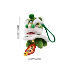 Dance Lion Hanging Ornament Bag Charm Chinese New Year Decoration
