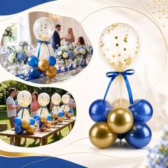 4 Set Table Centerpieces Balloons Stand Kit Table Stand Holder with Tulle and…