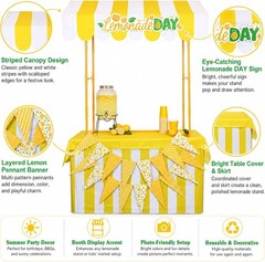Lemonade Stand Kit Lemonade Stand Supplies Include Lemon Shelf Roof Sign Pennant