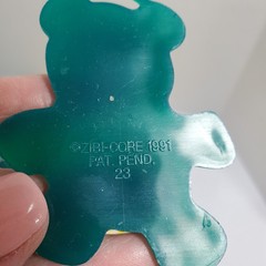 43 Plastic Balloon Weights Green Yellow Star Bear Heart Smile Vintage Zibi-Core