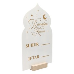 Ramadan Countdown Calendar 30 Days Eid Mubarak Calendar Ornament Decorations