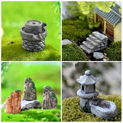 26PCS Miniature Garden Accessories for Dollhouses and Outdoor Settings