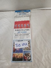 Amscan Chevron Paper Party Time Wristbands 100 Count