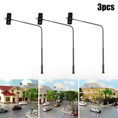 For Rail & Building Layout Model Traffic Light Gauge H0 LED Ornament Set Vehicle