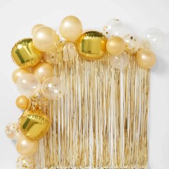 Spritz™ 78ct Balloon Arch Garland Décor Kit with Backdrop Gold