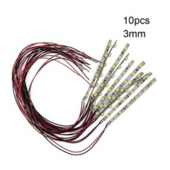 Brighten Your Layout with 10X Pre Wired LED Light Strips Flexible Design