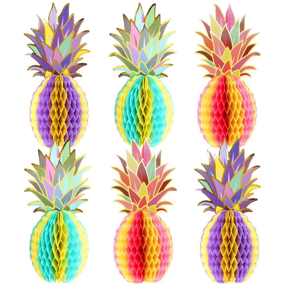 , Huge Pineapple Centerpiece For Tables Decorations – 12 inch, Pack of 6 | Lu…