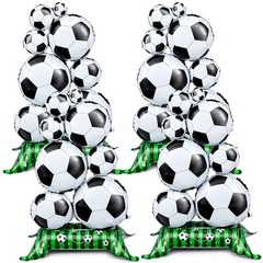 4 Pcs 3.5 ft Giant Standing Soccer Foil Balloons for Sports Themed Party Deco…