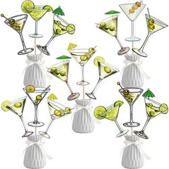 Martini Party Decoration Martini Centerpiece Sticks Martini Cocktail Cups The…