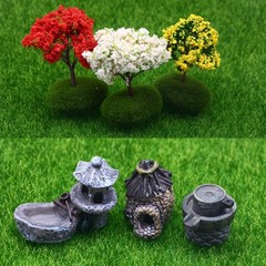 26PCS Miniature Accessories for Dollhouses for zen Gardens and Creative Displays