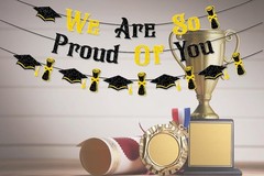 Versatile Graduation Banner for Indoor & Outdoor Use – Lightweight & Reusable