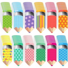 Pencil Cutouts Classroom Name Tags Back To School Bulletin Board Decor 120 PCS