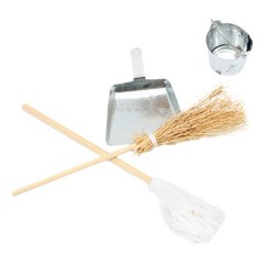 Dollhouse Accessories Mini Cleaning Tools Assorted Color 1Set