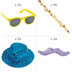 Neon Apparel Party Kit – 252 Pc.