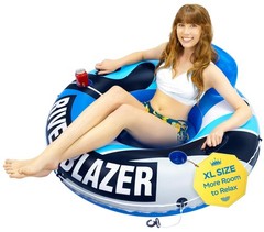 Inflatable River Tube Float – Heavy Duty River Float Pool Floats Lake Premium…