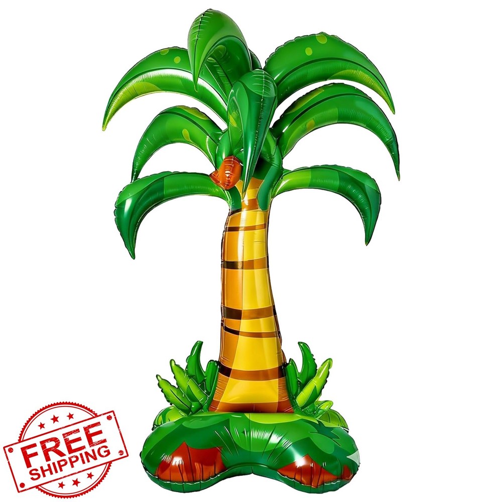 Tedercle 52″ Inflatable Palm Tree Balloon Hawaiian