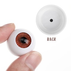 8PCS Hollow Felt Eyeballs- Halloween Eyes Props for Cosplay Party Realistic Mask