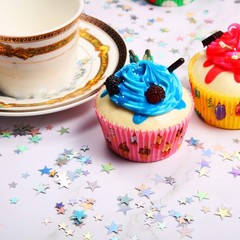 60g Star Confetti Glitter Table Confetti Metallic Foil Stars for Christmas Pa…