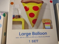 LOT SPRITZ Pizza Party Decorations-Banner,Baloons,Treat Boxes-Summer Party