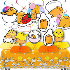 Gudetama Gift Box Party Supplies happy birthday centerpiece decoration plate