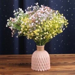 Soft Touch PVC Baby’s Breath Bouquet 34cm for Wedding Reception Decor Use