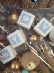 We Can Bearly Wait Baby Boy Brown Blue Shower Party Decor Banner Cake ToppersSet