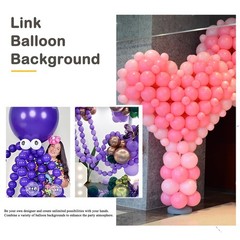 Dark Green Link Balloons 6 Inch 120 Pcs Latex Quick Linking Balloon for Birth…