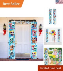 2Pcs Super Cats Birthday Party Banners – Vibrant Wall Decor for Celebrations