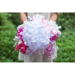 Bridal Shower DIY Bouquet Keepsake Gift Ribbons Wedding Rehearsal Activity New