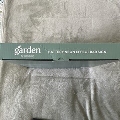 Garden ‘Bar open’ Neon Light Battery Operated Indoor & Outdoor – * Defect*