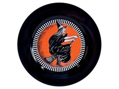 Vintage Halloween Witch Platter 12 pc Retro Tableware Plates Trays Party Platter