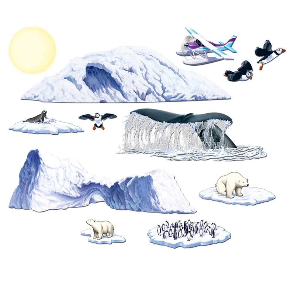 Beistle Party Accessory 1 count 12 Pkg Plastic Multicolor 8 Inch Functional Bear