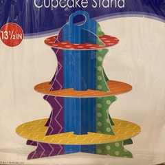Beistle Dots & Stripes Cupcake Stand – Birthday | Party Supply | Decoration