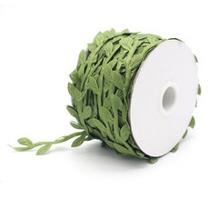 For DIY Craft Ribbon 30m Gold Silver Leaves for Events and Decorations