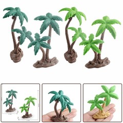 Vibrant Green Coconuts Tree Model for DIY Landscape and Garden Designs