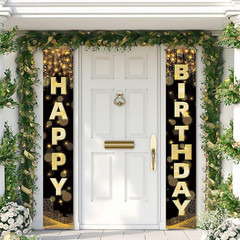 Birthday Decorations Banner, Happy Birthday Door Sign for Men Women Boys Girls I