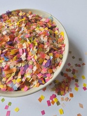 Bright Floral Multicolored Confetti Biodegradable Wedding Confetti Mix Party