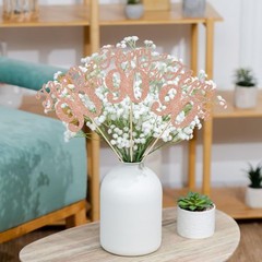 12 Pack Rose Gold Happy 90th Birthday Party Centerpiece Sticks for Table