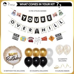 Over The Hill Birthday Decorations, Over The Hill Decorations Funny 50th Birt…