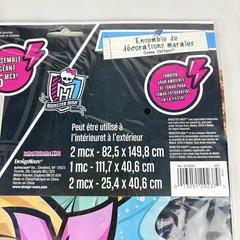 Monster High WALL BANNER 5 Piece Set 6ft DECORATING KIT Birthday Party Supplies