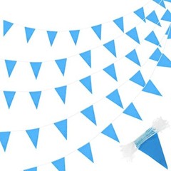200Ft Pennant Banners Flags String DIY Hanging Bunting Flags for Party