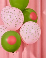 , Dirty Martini Latex Balloons – 24 pk, 12″ | Olive Cocktail Decorations, Pin…