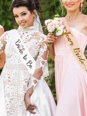 Team Bride Sash Bachelorette Wedding Party Gift For Bridesmaids 7 PCS