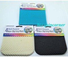 Placemat Non Slip Lineer Coaster Multipurpose Grip Mat Coffee Table 14x14cm