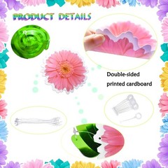 Spring Summer Sunflower Hanging Swirl Decorations Baby Shower Decor 48 PCS
