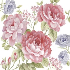 20 Cocktail Paper Napkins JULIETTA Decoration Flowers Spring Decoupage
