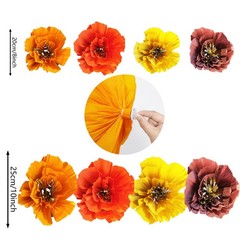Fall Birthday Party Variety Pack, Burgundy Orange Yellow