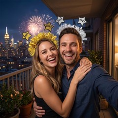 2Pcs 2027 Nye Star Boppers Headbands Reusable New Year Hair Accessories Assorted