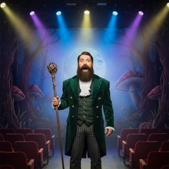 Realistic Fake Beard & Mustache Set for Costume & Cosplay