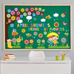 Spring Tree Decorations for Classroom Shower Bring May Flowers Bulletin April